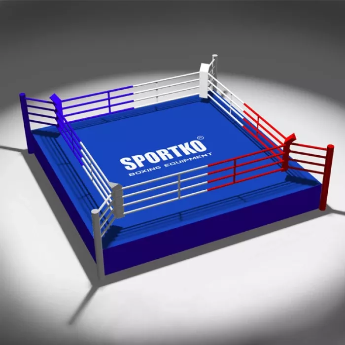 Ринг професійний на помості Sportko 7,5*7,5*1 м