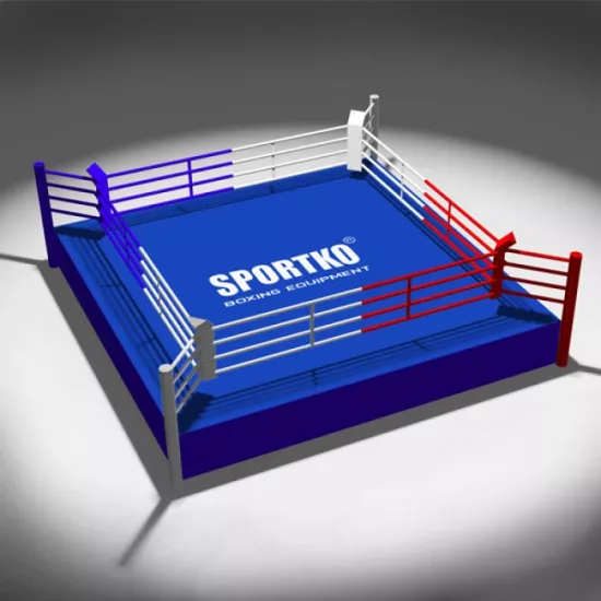 Ринг профессиональный на помосте Sportko 6*6*0,6 м