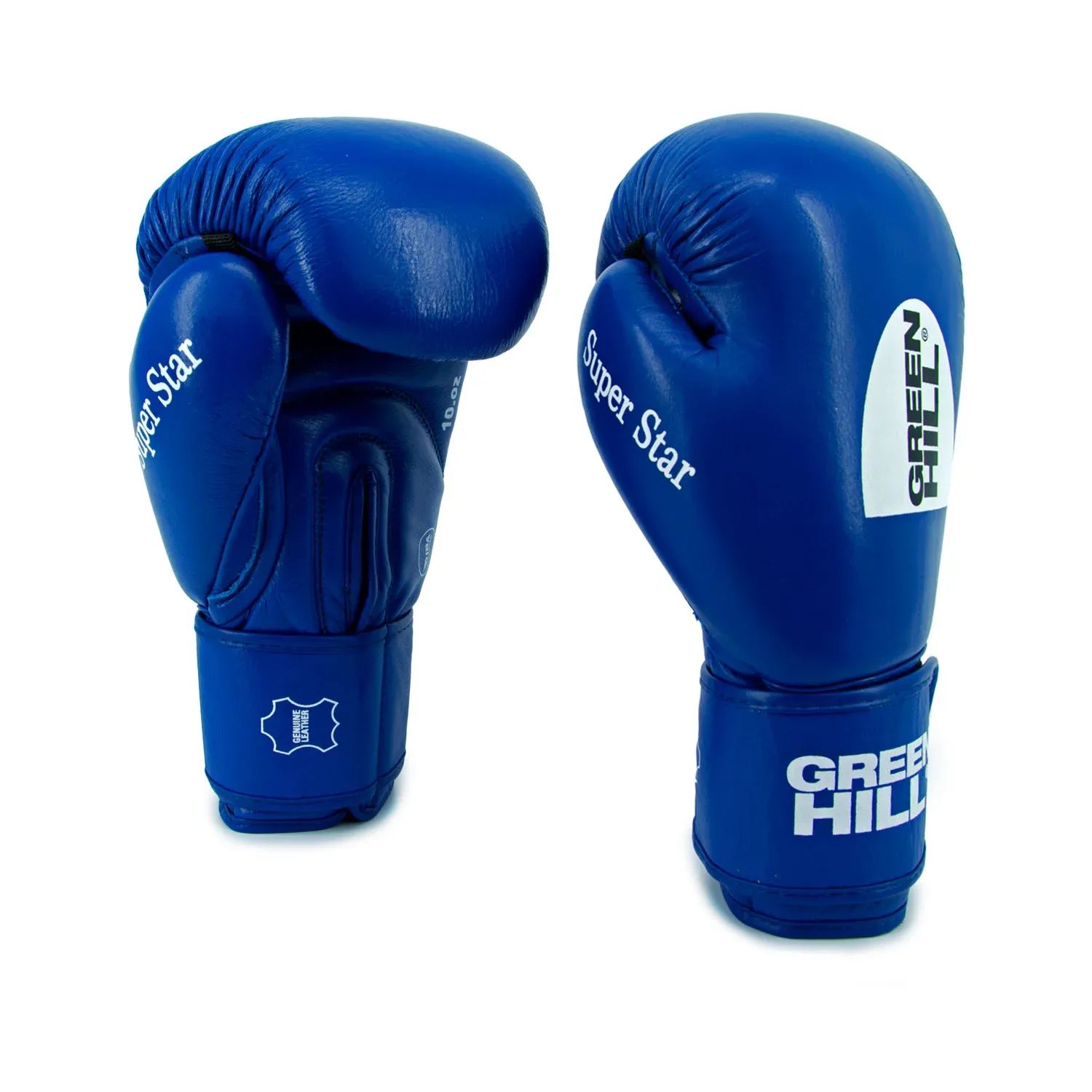 Боксерские перчатки Green Hill Super Star AIBA Синие 10 унций