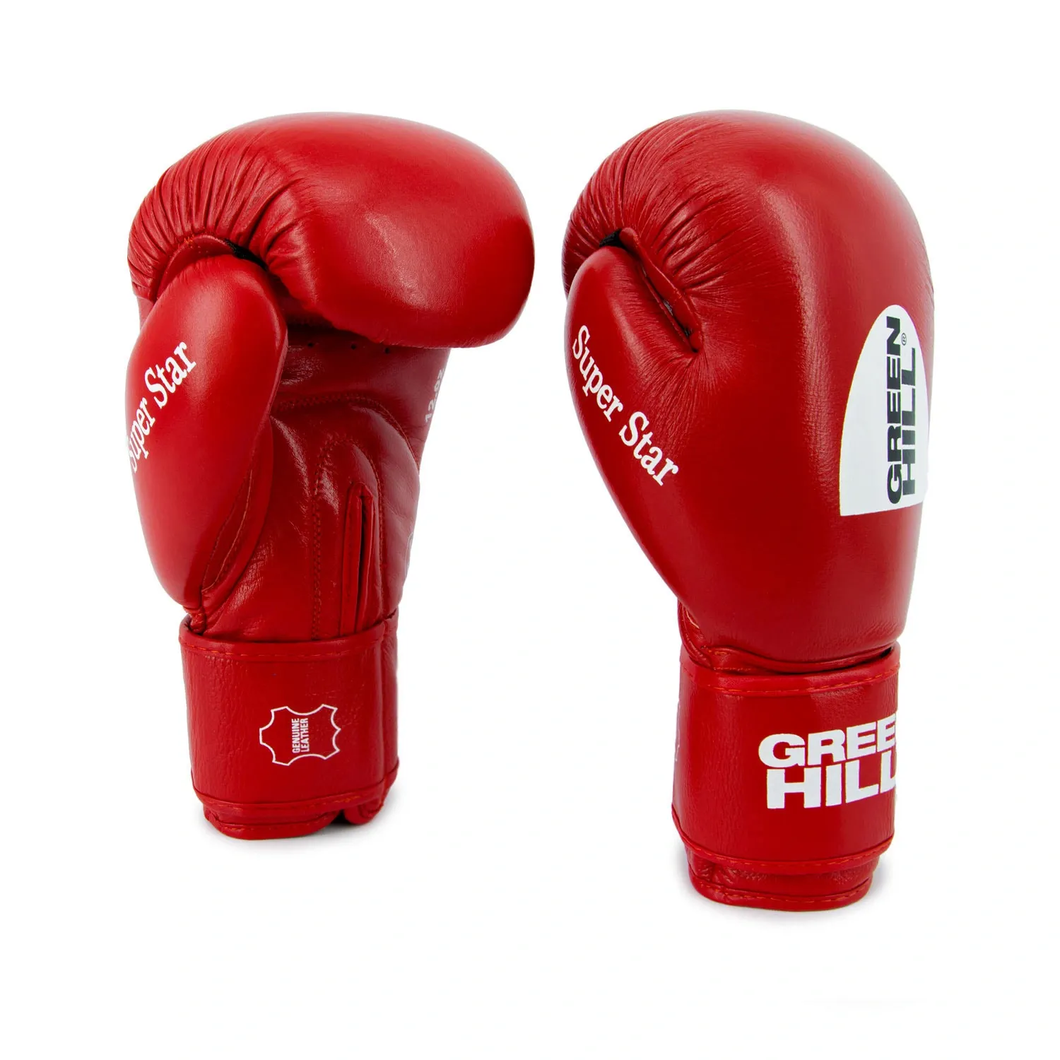 Боксерские перчатки Green Hill Super Star AIBA Красные 10 унций