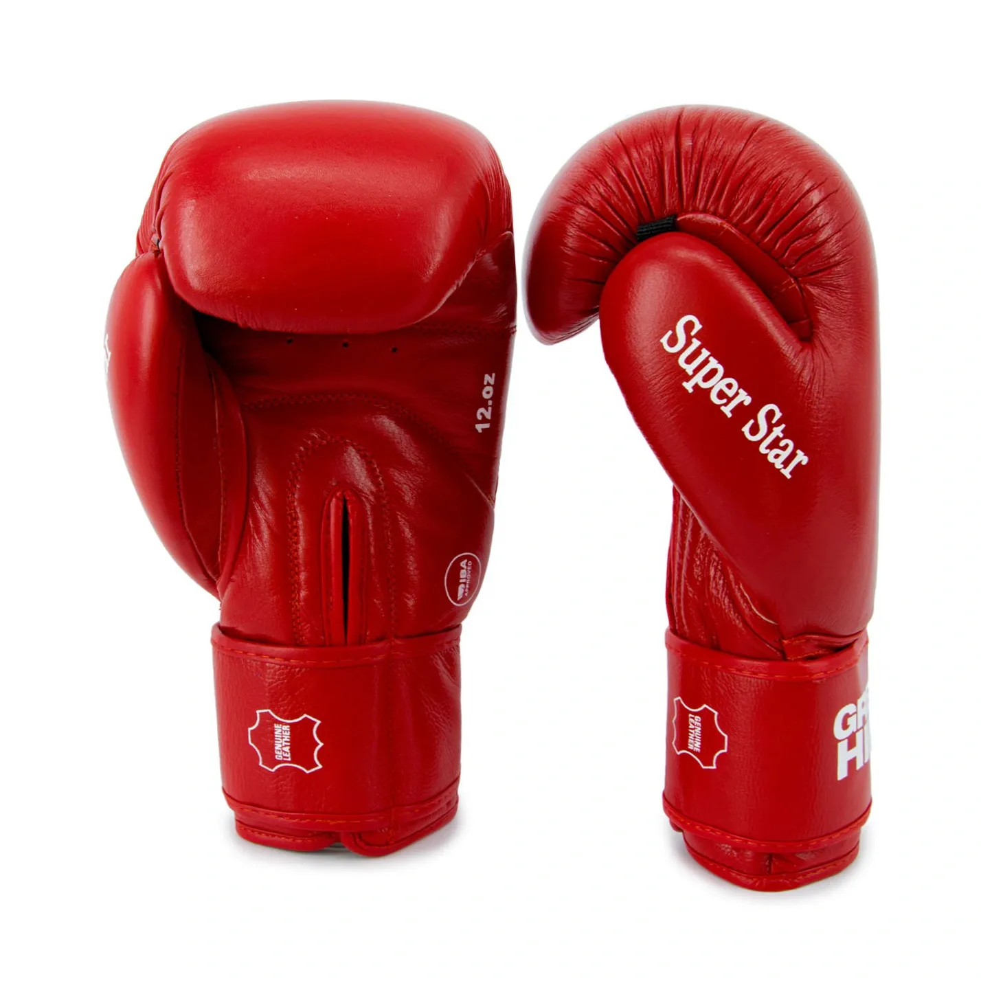 Боксерские перчатки Green Hill Super Star AIBA Красные 10 унций