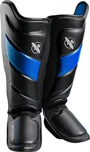 Защита голени и стопы Hayabusa T3 Черно-синяя M