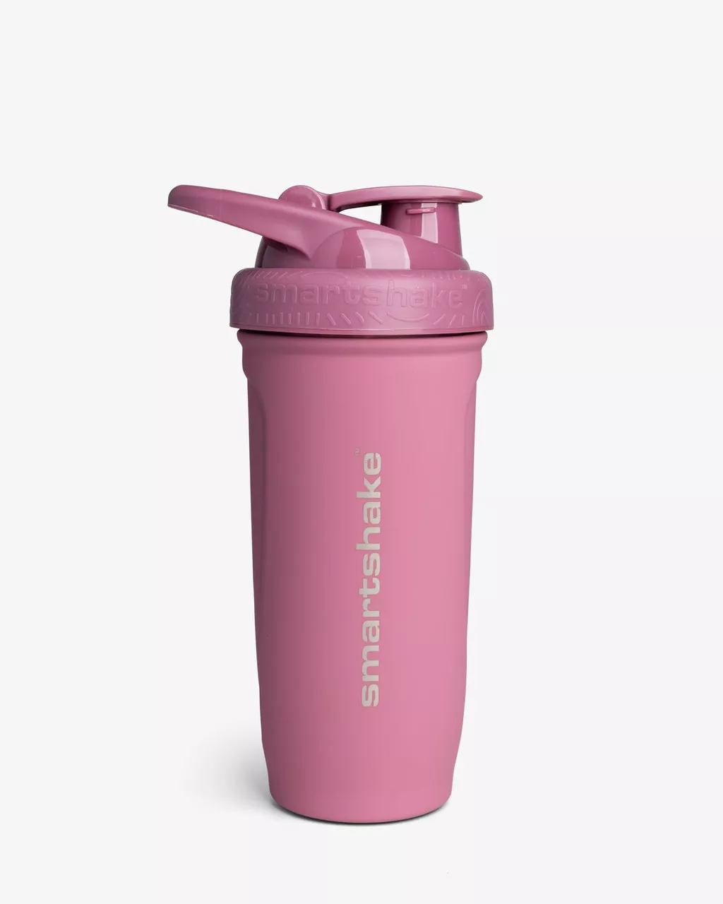 Шейкер спортивный SmartShake металевий Reforce Stainless Steel 30oz/900ml Deep Rose