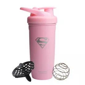Шейкер спортивный SmartShake Reforce 900ml Supergirl Pink