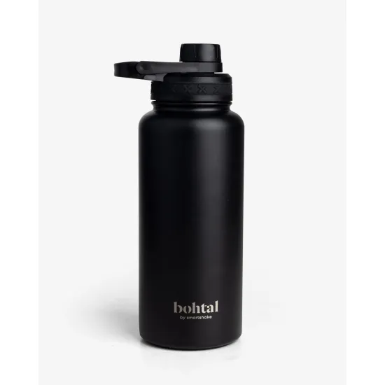 Пляшка для води металева Bohtal Insulated Sports Bottle 960 ml/32 oz Black