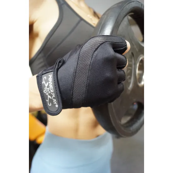 Перчатки для фитнеса PowerPlay 2311 женские Черные XS