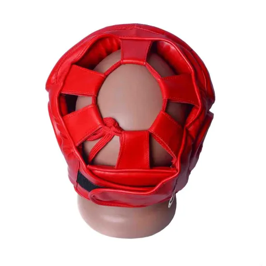 Боксерский шлем тренировочный PowerPlay 3043 красный XS