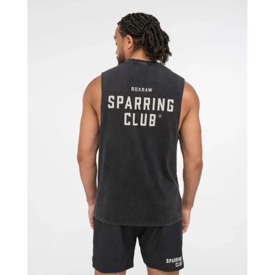Майка BOXRAW Sparring Club Чорна-S