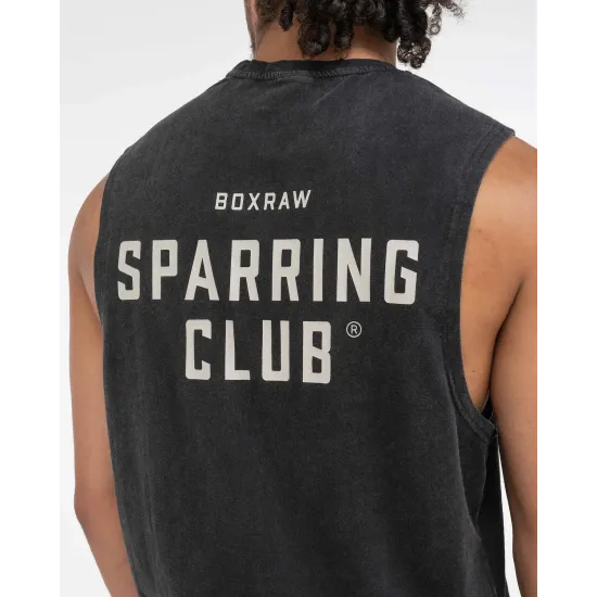 Майка BOXRAW Sparring Club Чорна-S