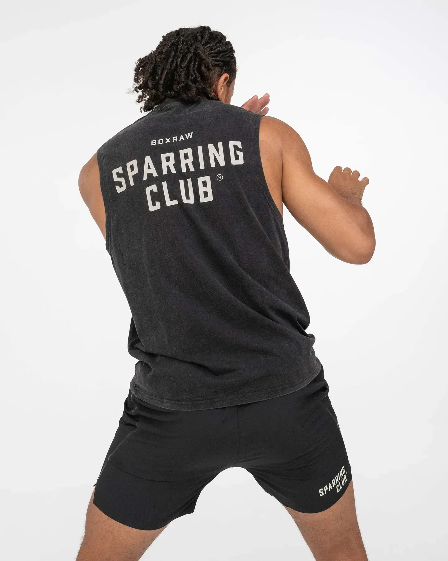 Майка BOXRAW Sparring Club Черная-S