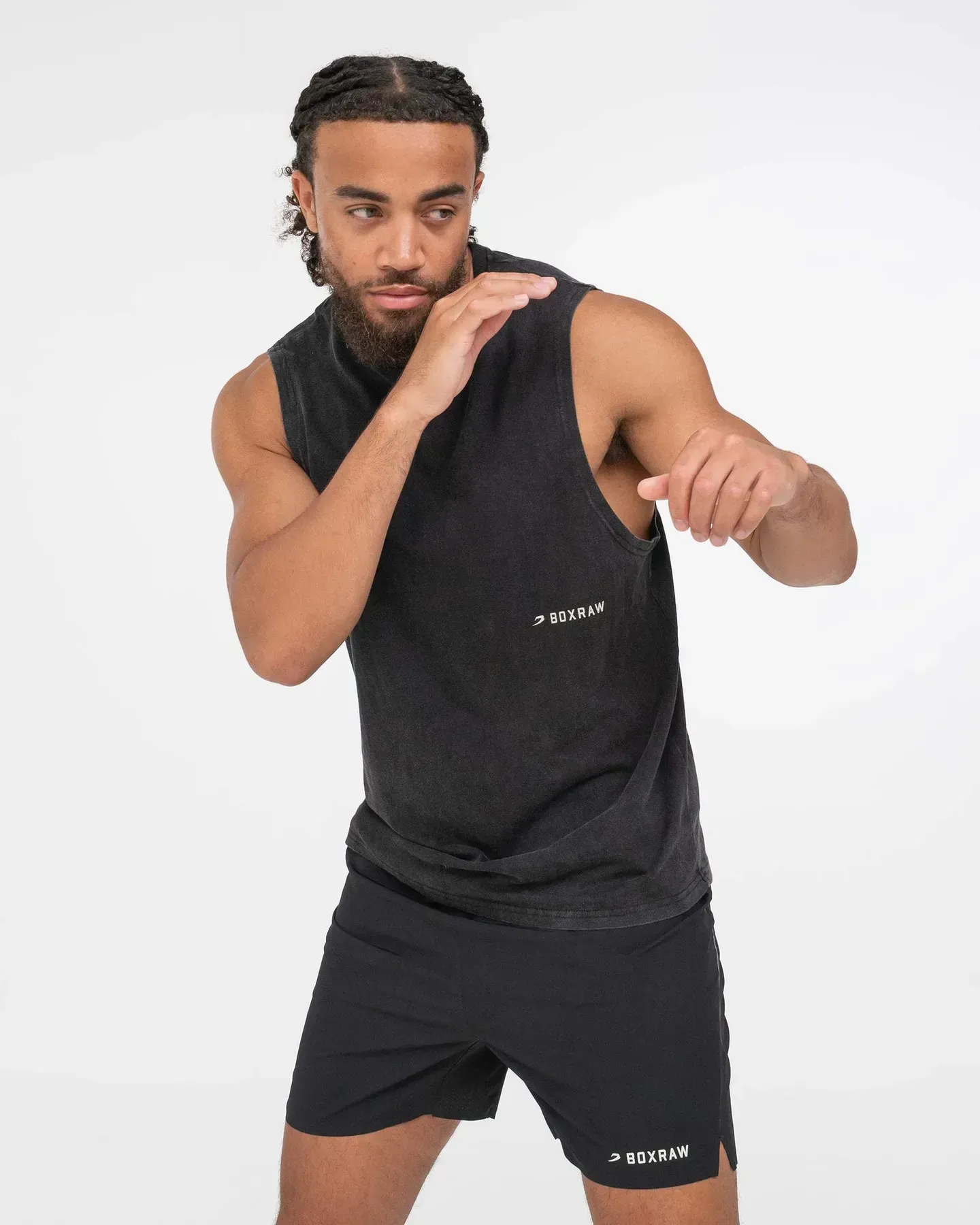 Майка BOXRAW Sparring Club Черная-S