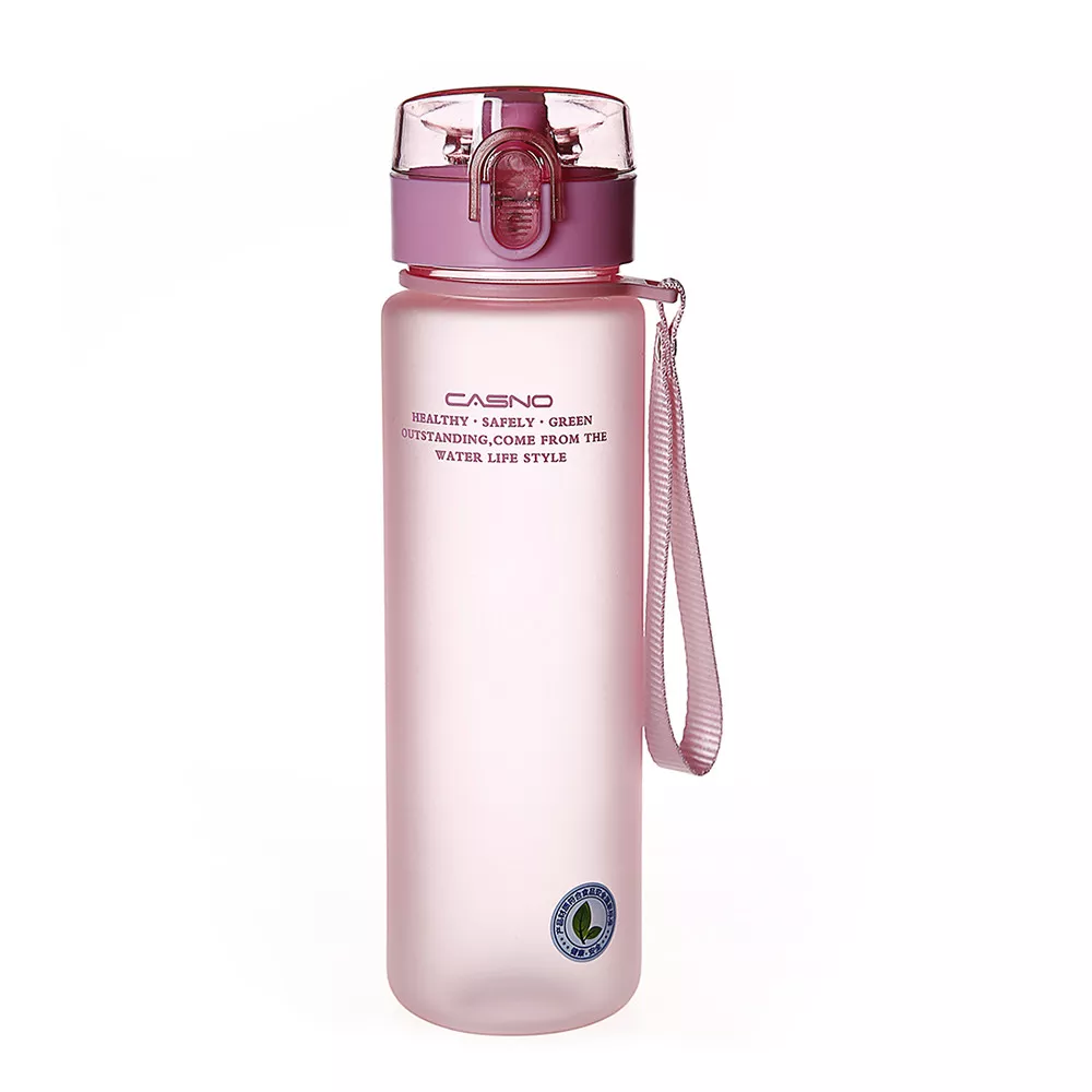 Пляшка для води CASNO 850 мл KXN-1183 Рожева