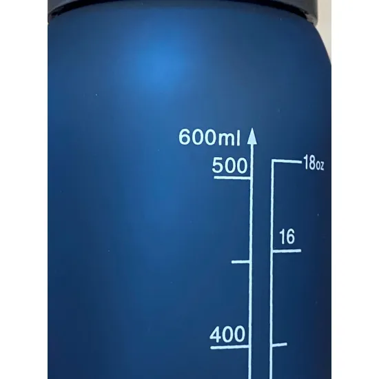 Бутылка для воды CASNO 600 мл KXN-1196 Синяя с соломинкой