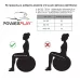 Фитбол полумассажный PowerPlay 4003 75cm Gymball Сиреневый + насос