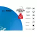 Мяч для фитнеса упрочненный PowerPlay 4000 Premium 65 см Синий + насос