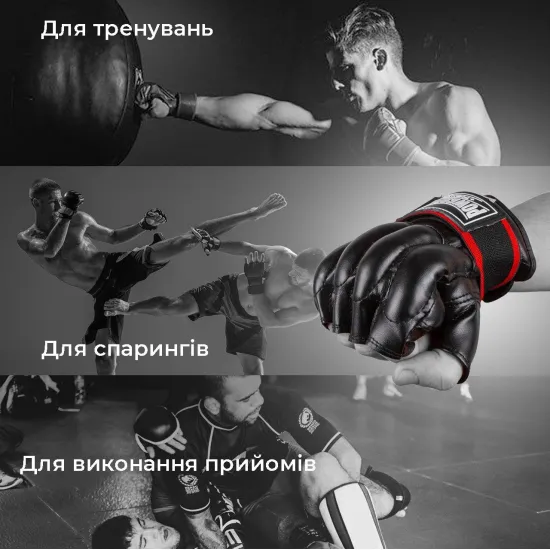Рукавички шингарди PowerPlay 3094 Чорні S
