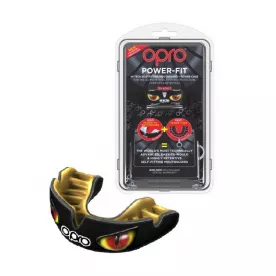 Капа OPRO Power-Fit Hi-Tech Self-Fitting Aggression-Eyes (art002270003) Доросла