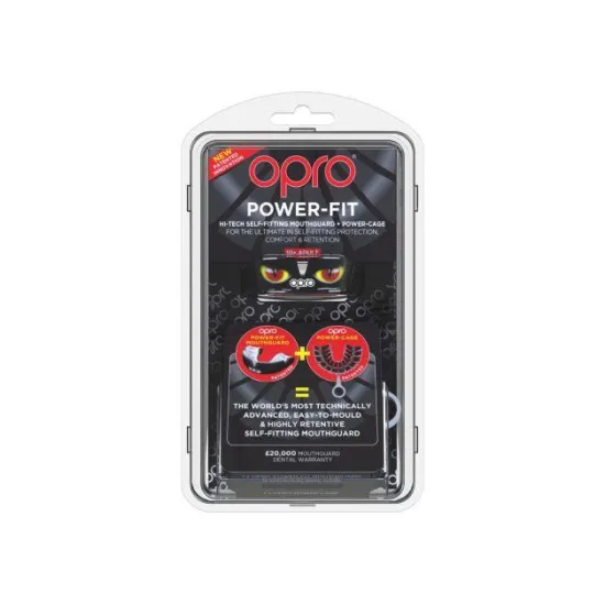 Капа OPRO Power-Fit Hi-Tech Self-Fitting Aggression-Eyes (art002270003) Доросла