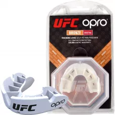 Капа OPRO Bronze UFC Hologram White (art.002258002)-взрослая