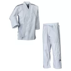 Кимоно для дзюдо Adidas серии Club J350Р с полосами серый градиэнт-140