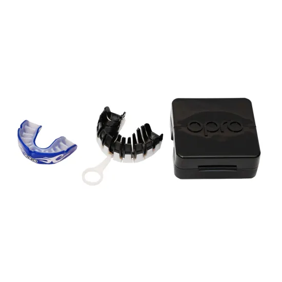 Капа OPRO Power - Fit Bling-Urban Series Dark Blue/White (art.002269006)