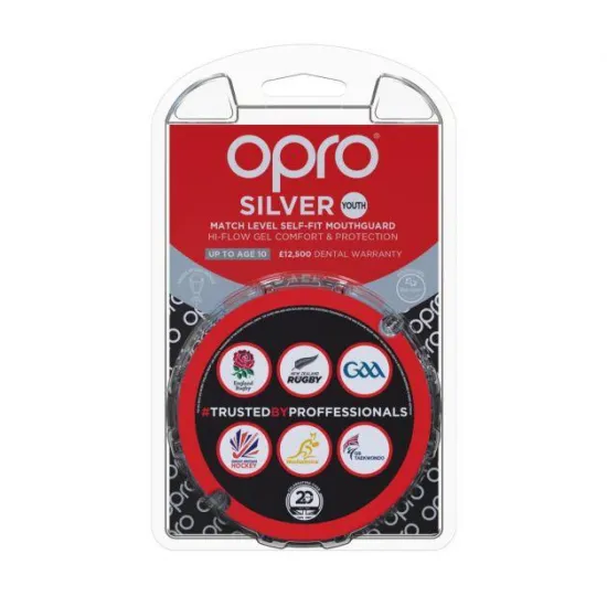 Капа OPRO Junior Silver Blue/Light Blue (art.002190002)