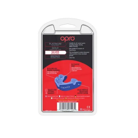 Капа OPRO Junior Silver Blue/Light Blue (art.002190002)