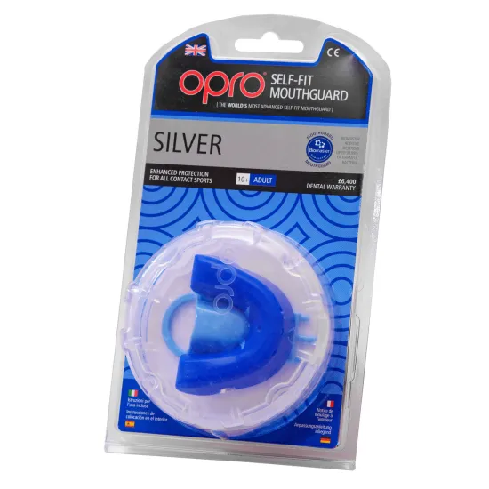 Капа OPRO Silver Blue/Light Blue (art.002189002)