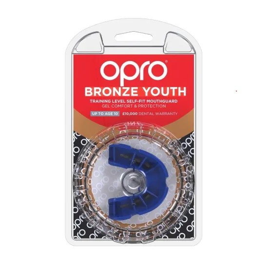 Капа OPRO Junior Bronze Blue (art.002185002)