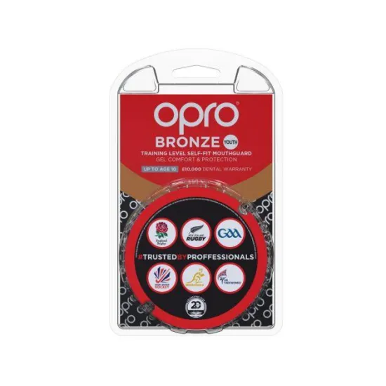 Капа OPRO Junior Bronze Red (art.02221003)