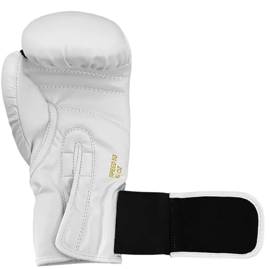 Боксерские перчатки Adidas Speed ​​50 Белые-8 унций