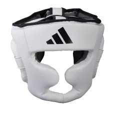 Шолом боксерський Adidas Super ​​Pro Black/White-L
