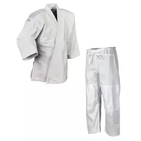 Кимоно для дзюдо Adidas серии Club J350P с серебряными полосами-120