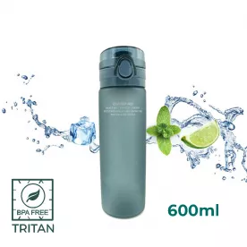 Пляшка для води CASNO 650 мл KXN-1157 Tritan Сіра