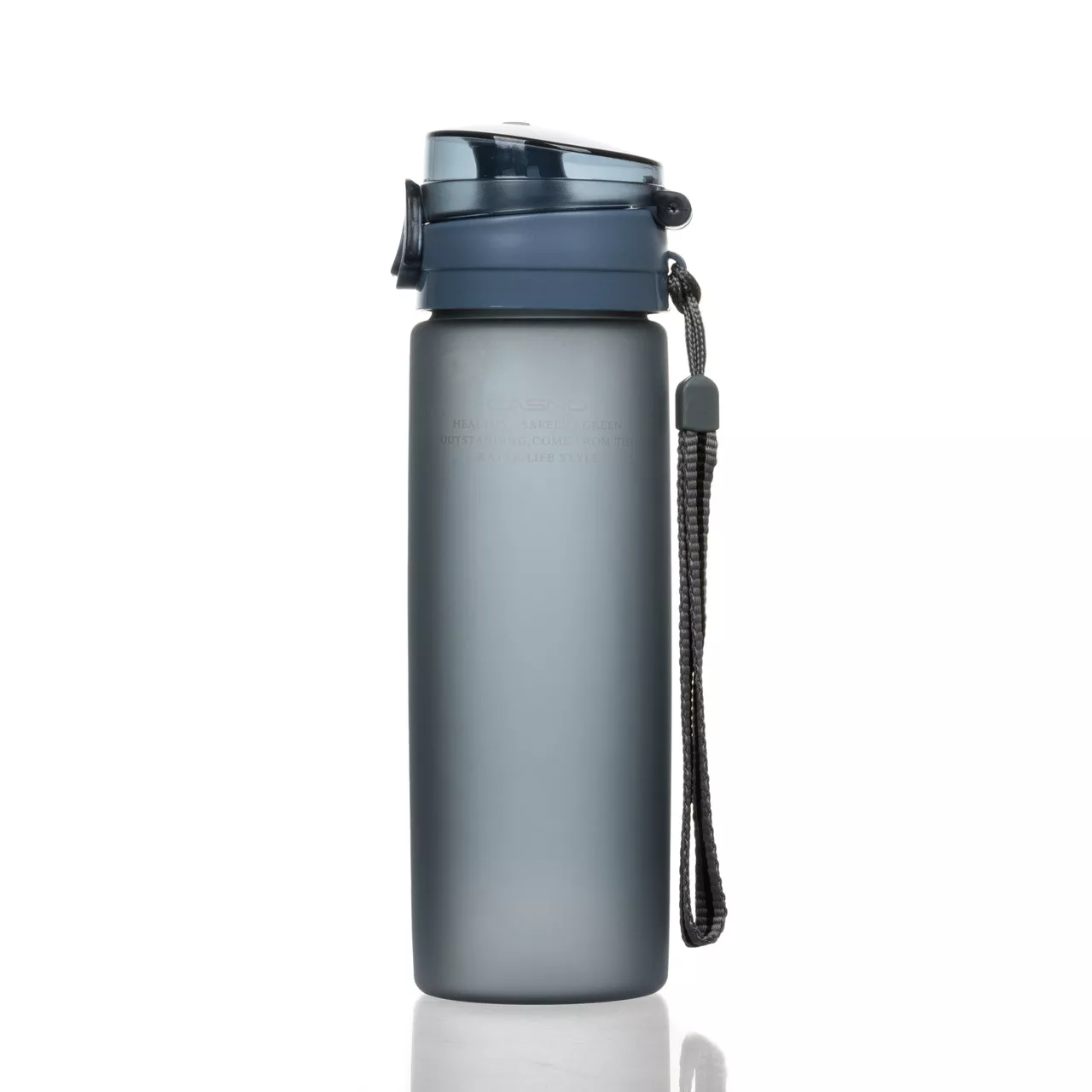 Пляшка для води CASNO 650 мл KXN-1157 Tritan Сіра