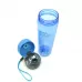 Пляшка для води CASNO 600 мл KXN-1145 Блакитна + пластиковий віночок