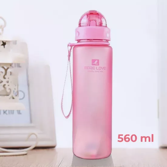 Бутылка для воды CASNO 560 мл MX-5029 Розовая