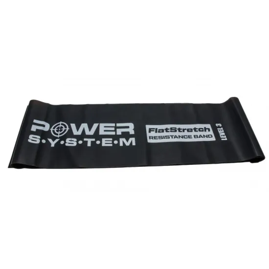 Лента-эспандер Power System PS-4123 Flat Stretch 6,5кг Black