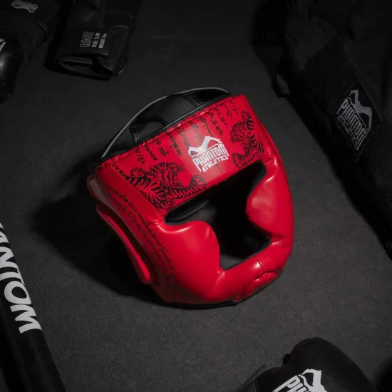 Боксерський шолом Phantom Muay Thai Full Face Red