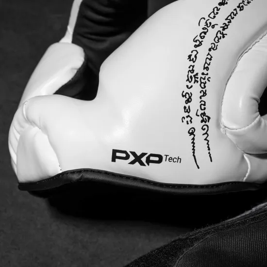 Боксерский шлем Phantom Muay Thai Full Face White-Универсальный