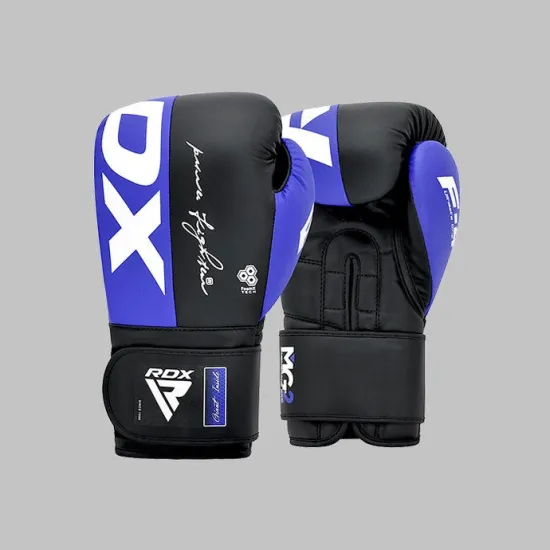 Боксерські рукавиці RDX F4 Blue 10 ун.