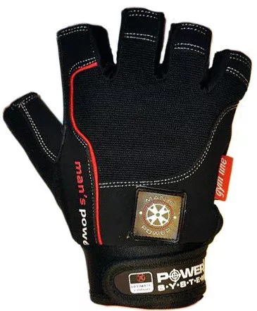 Перчатки для фитнеса и тяжелой атлетики Power System Man’s Power PS-2580 Black XS