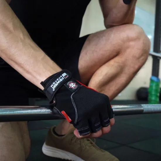 Рукавички для фітнесу та важкої атлетики Power System Man's Power PS-2580 Black XS