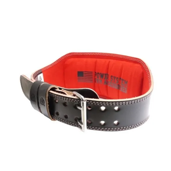 Пояс для важкої атлетики Power System Elite PS-3030 Black/Red S