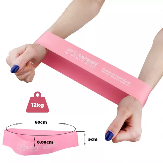 Замкнутая лента-эспандер Power System PS-4061 Flex Loop Light Pink