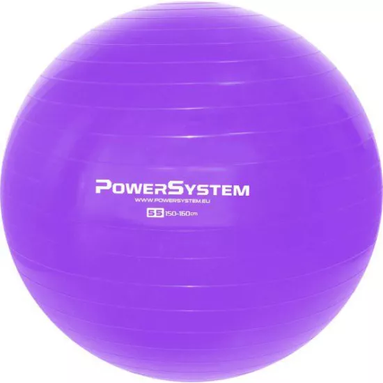 М'яч для фітнесу та гімнастики Power System PS-4011 55см Purple