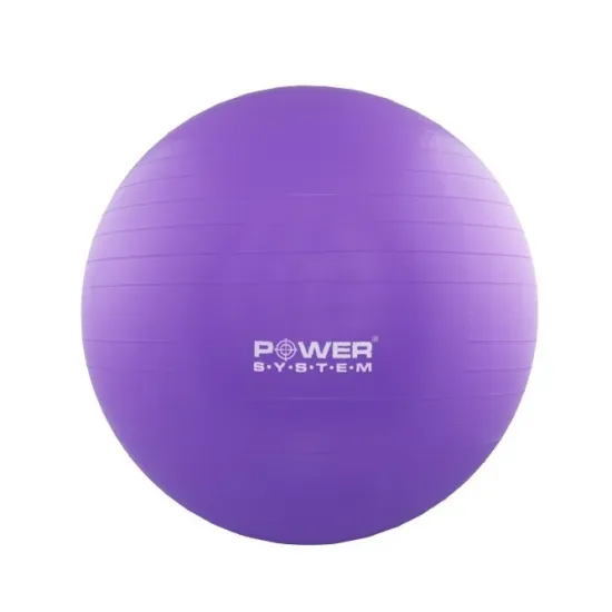 М'яч для фітнесу та гімнастики Power System PS-4011 55см Purple