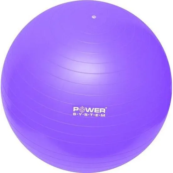 М'яч для фітнесу та гімнастики Power System PS-4011 55см Purple