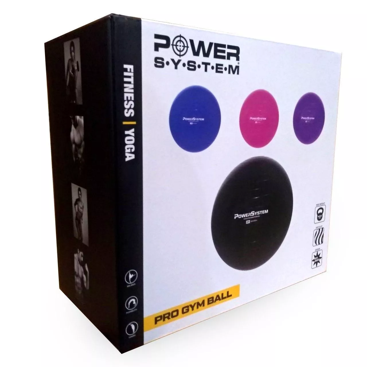 Мяч для фитнеса и гимнастики Power System PS-4011 55см Purple