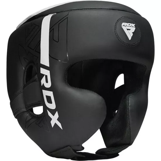 Боксерский шлем RDX F6 KARA Matte WHITE-M